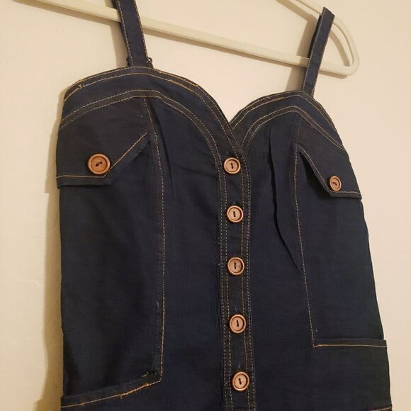 Santory Jean Romper Size M NWT - Picture 4 of 11